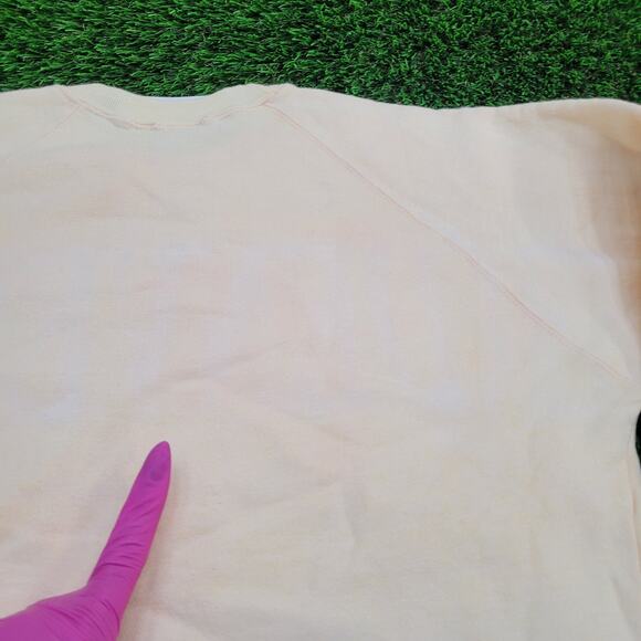 Vintage Denver Raglan Sweatshirt Womens M/L 19x23 Beige USA - Picture 9 of 15